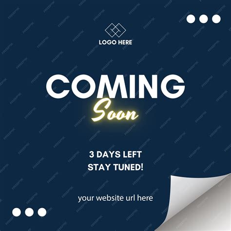 Premium Vector | Blue Simple Coming Soon Instagram Post