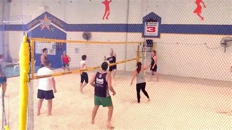 Indoor Beach Volleyball Training Video Youtube