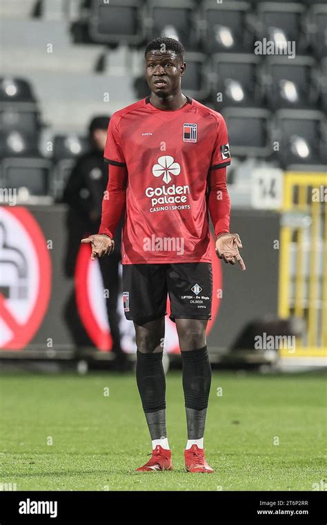 Rwdm S Makhtar Gueye Pictured During A Soccer Match Between Kas Eupen