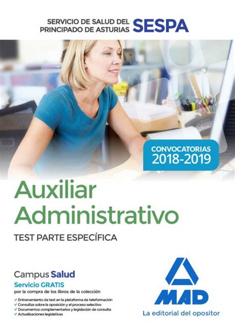 Auxiliar Administrativo Del Servicio De Salud Del Principado De