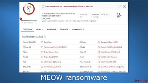 Remove Meow Ransomware Virus Recovery Instructions Included