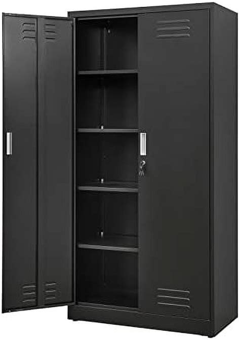 Diktessa Metal Cabinet Garage Cabinet With Locking Drawer And