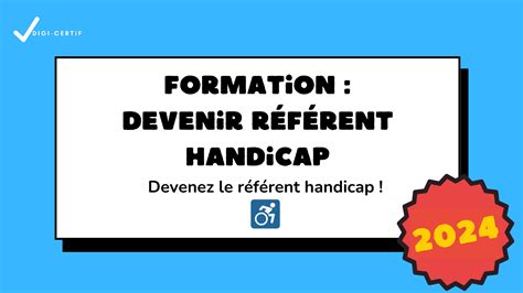 Formation Référent Handicap Qualiopi