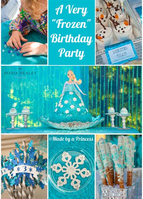 Magical Frozen Birthday Party Ideas Made By A Princess Frozen