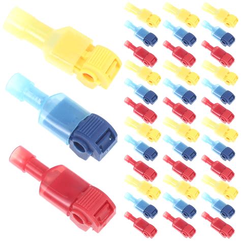 ITSELFER 30 Sets of Electrical Wire Connectors Wire Splice Connectors ...