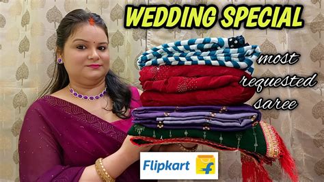 Flipkart Saree Haul Wedding Special Premium Saree Saree Saree For