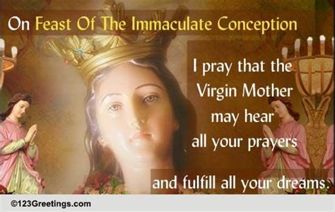 Your Prayers Be Answered... Free Feast of the Immaculate Conception ...