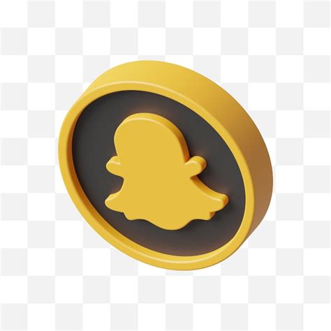 Premium Psd Snapchat Social Media Icon D