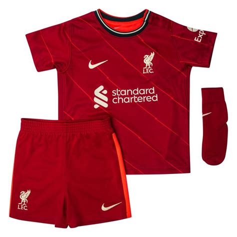 Liverpool Maillot Domicile 2021 22 Kit Bébé Enfant unisportstore fr