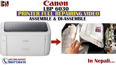 Canon Lbp Printer Repair Full Servicing Assemble Diassemble