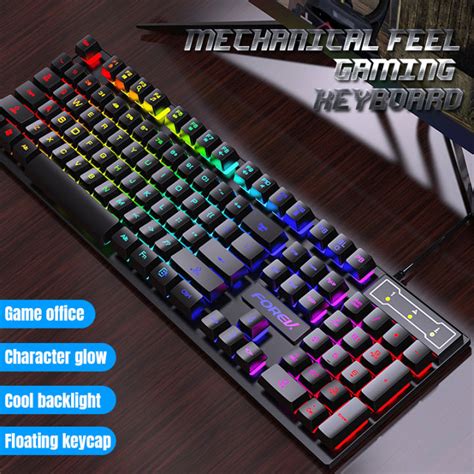 Ready Stock Forev Fv Q S Colorful Fantasy Backlit Gaming Keyboard