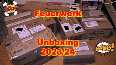 Xxl Feuerwerk Unboxing Silvester R Der Und Vitrine Youtube