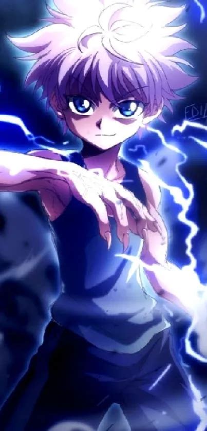 Dynamic Anime Lightning Wallpaper - free download