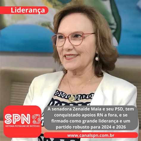 Senadora se firma como forte candidata a reeleição Canal SPN