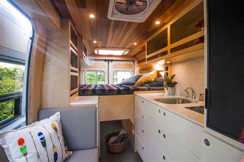 Camper Van Conversion Made By VanLife MTL Comfortable Camping Van