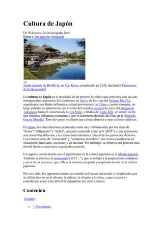 Cultura De Jap N Ii Pdf