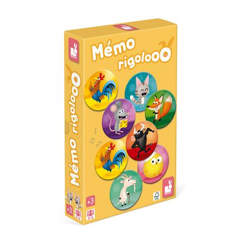 Gioco Di Memoria Memo Rigolooo Giochi Di Memoria E Associazione Janod