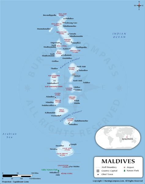 Maldives Map