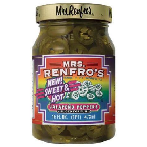 Mrs Renfro S Nacho Sliced Relish Sweet And Hot Peppers 16 Oz Grocery And Gourmet