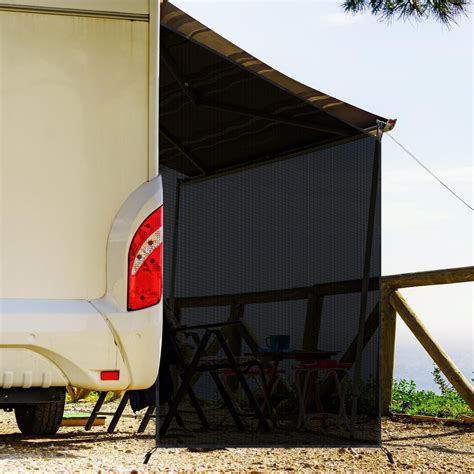 Amazon Tentproinc Rv Awning Side Sun Shade Screen X Black