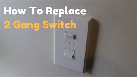 How To Replace A Double Light Switch How To Replace Single L