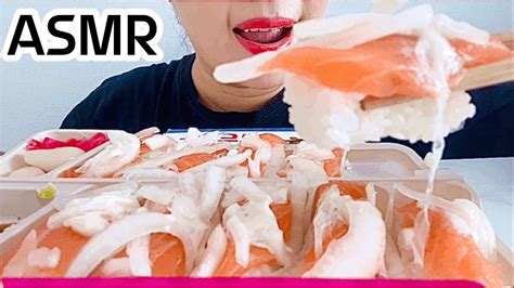 Asmr Salmon Sushi Mukbang 연어초밥 먹방 Eating Sounds Instant Pot Teacher