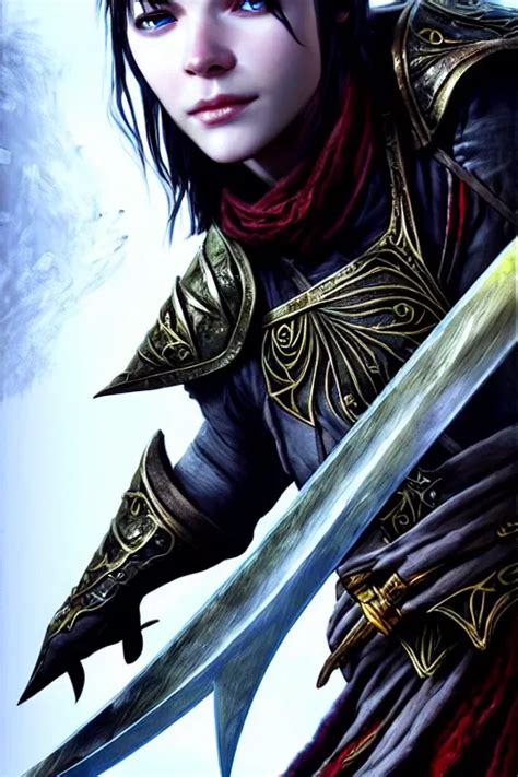 Eir Stegalkin Holding A Sword Of Guild Wars 2 Concept Stable