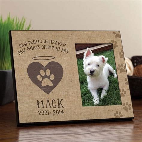 Personalized Paw Prints" Heaven Dog Frame - Walmart.com