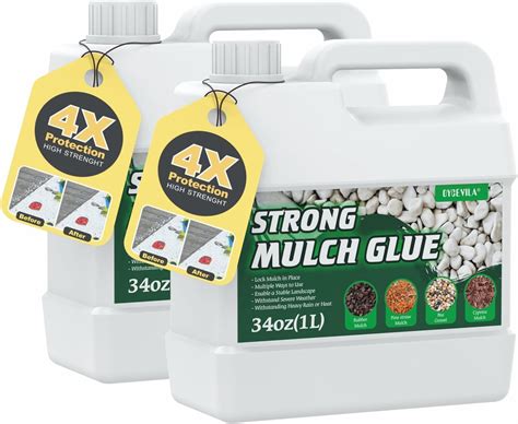 Amazon 68oz Mulch Gravel Glue Concentrate Mulch Glue Non Toxic