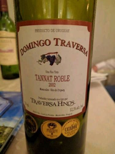 Familia Traversa Domingo Traversa Tannat Roble Vivino US