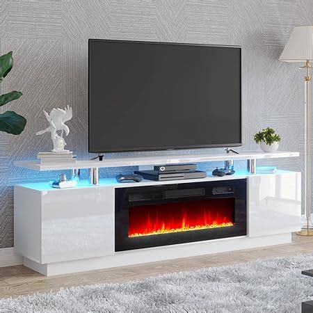 Amazon Amerlife Fireplace Tv Stand With In Fireplace In