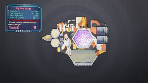 Shields Borderlands 2 Item Codes