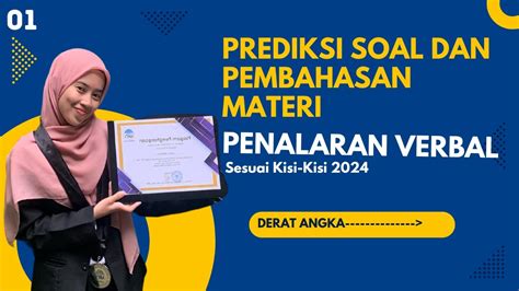 Soal Dan Pembahasan Materi PENALARAN VERBAL HOTS UMPTKIN 2024 Ep 1