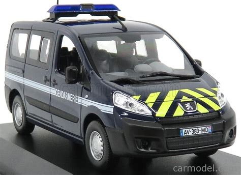 Norev Scale Peugeot Expert Minibus Gendarmerie Blue