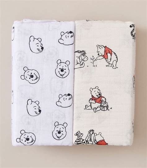 Disney Winnie The Pooh Bamboo 2 Pack Muslin Wraps Target Australia