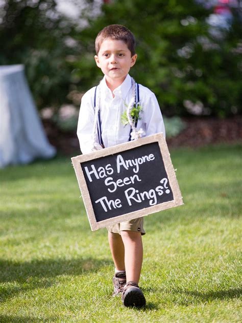 12 Adorable Ring Bearer Signs | Ring bearer signs, Funny wedding signs, Wedding signs