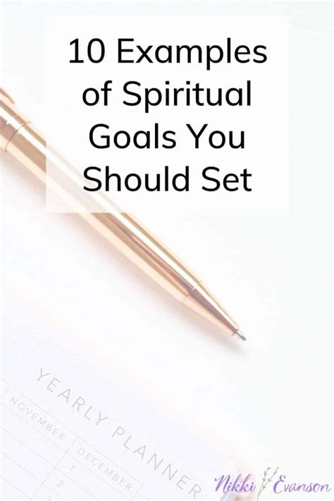 Examples Of Spiritual Goals You Should Set Nikki Evanson