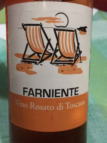 2017 Farniente Rosato Di Toscana Vivino US