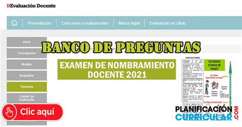 Banco De Preguntas Para Concurso De Nombramiento Docente