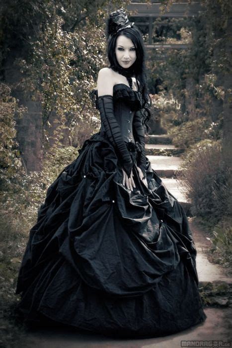 Pretty Black Vampire Style Wedding Dress Gothic Wedding Dress Gothic Outfits Gothic