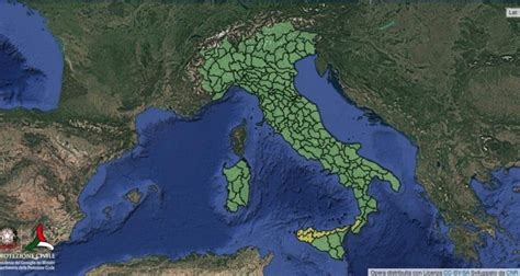 Maltempo Allerta Meteo Gialla Per Temporali Marted Dicembre Le