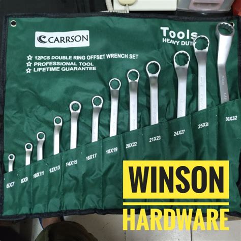 Jual Kunci Ring Set 12 Pc Carrson 6 32 Mm Double Ring Offset Wrench