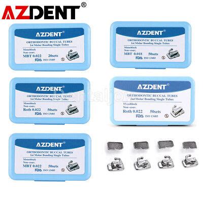 Azdent Dental Orthodontic Buccal Tubes St Nd Molar Roth Mbt