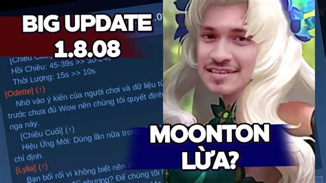 MLBB BIG UPDATE 1 8 08 MOONTON LỪA TƯỚNG TƯỞNG BUFF HOÁ RA LẠI NERF