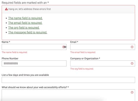 A Beginner S Guide To Form Accessibility The Things Accessible Forms