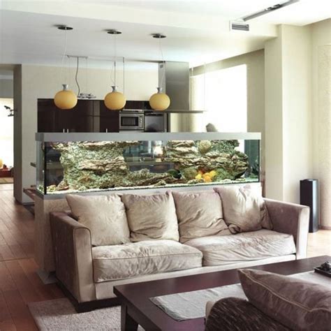 22 Spectacular Room Dividers With Modern Aquarium HomeMydesign