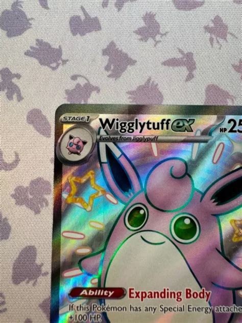 Pok Mon Tcg Wigglytuff Full Art Shiny Paldean Fates Eur