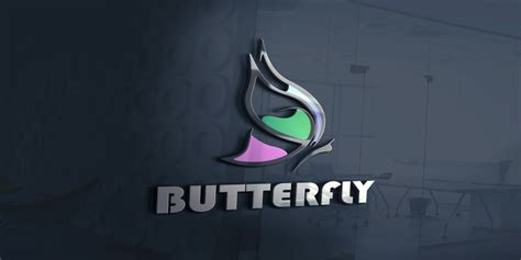 Butterfly Logo Design Template by Rsdesigns | Codester