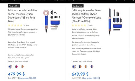 Dyson soldes du Vendredi Fou 2024 Québec Black Friday