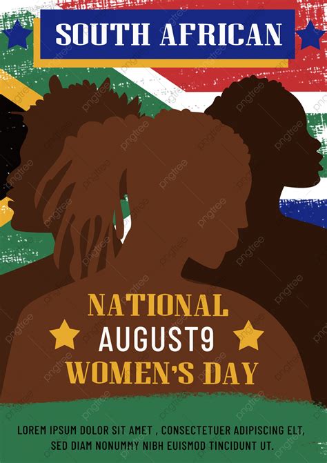 South Africa National Womens Day Promotion Flyer Template Download On